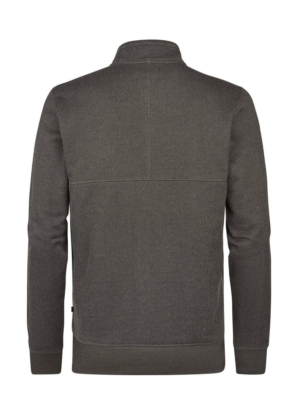 Men Sweater Collar Zip