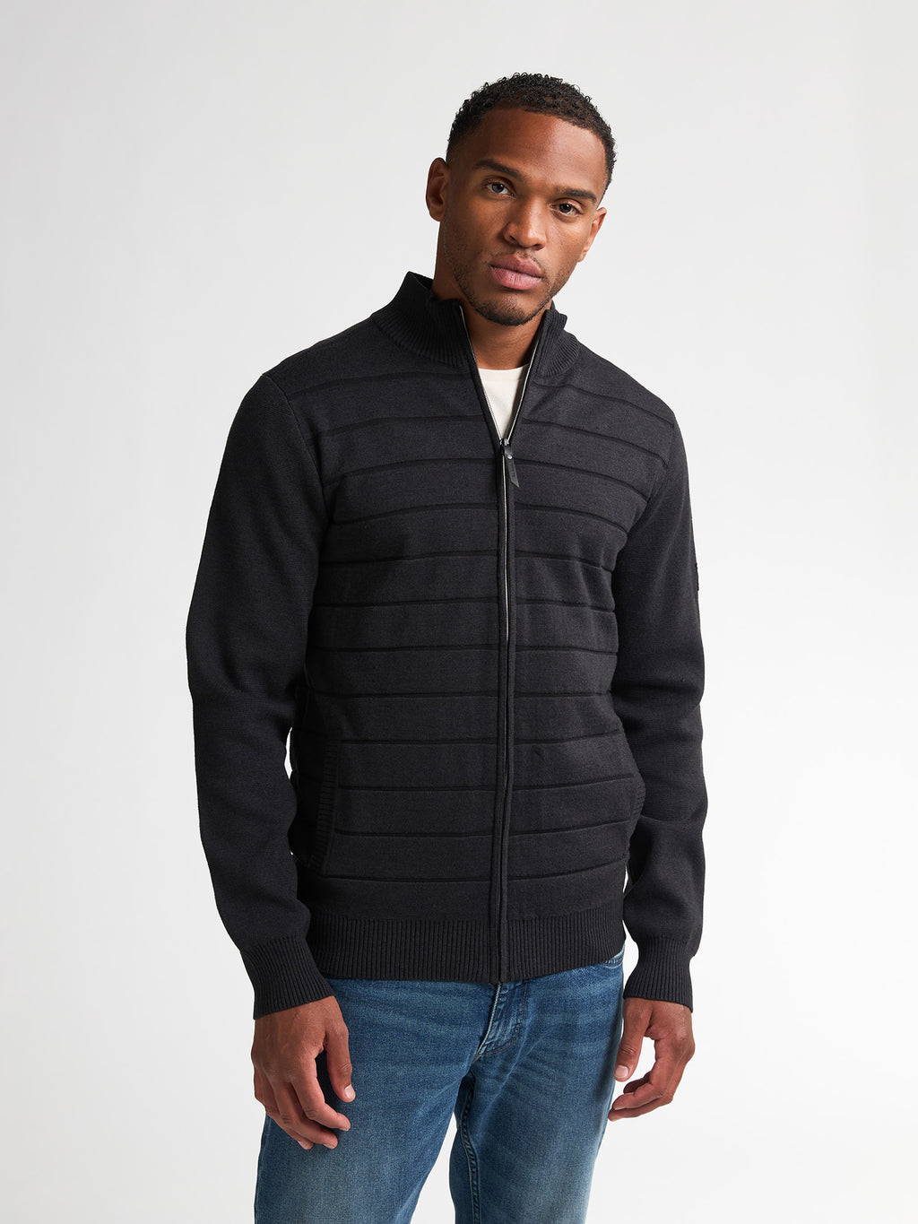 Men Knitwear Collar Cardigan