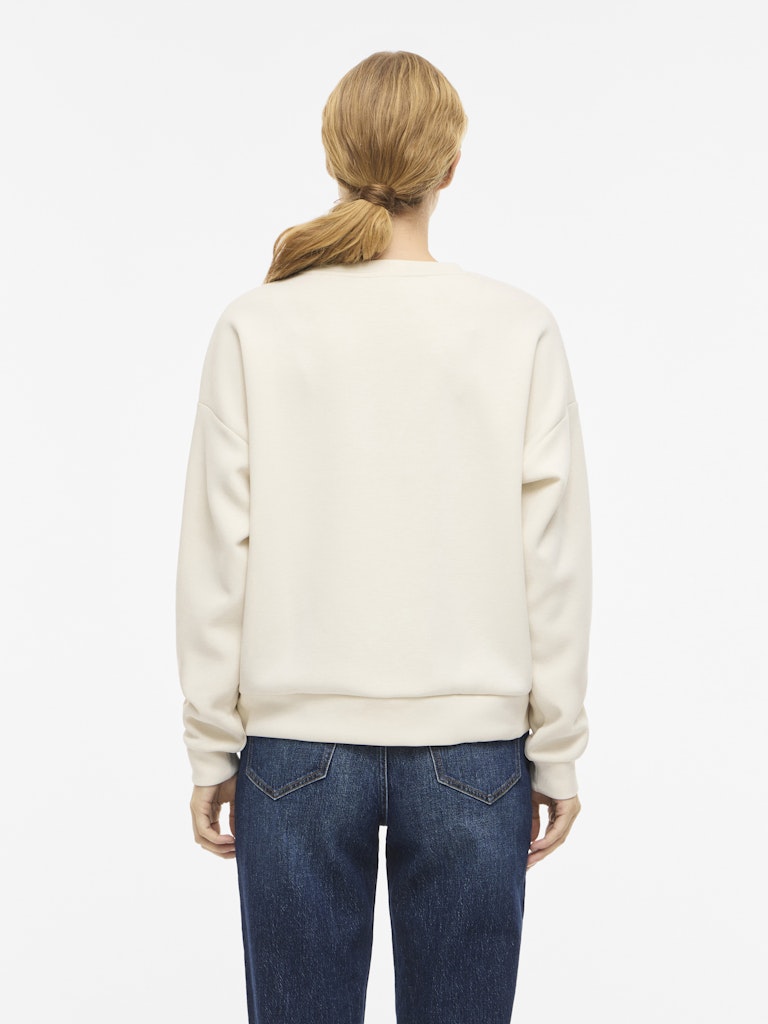 VIREFLECT LOVE O-NECK L/S TOP