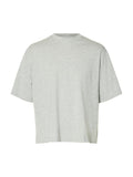 SLHBOXYLOGAN SS O-NECK LOGO TEE