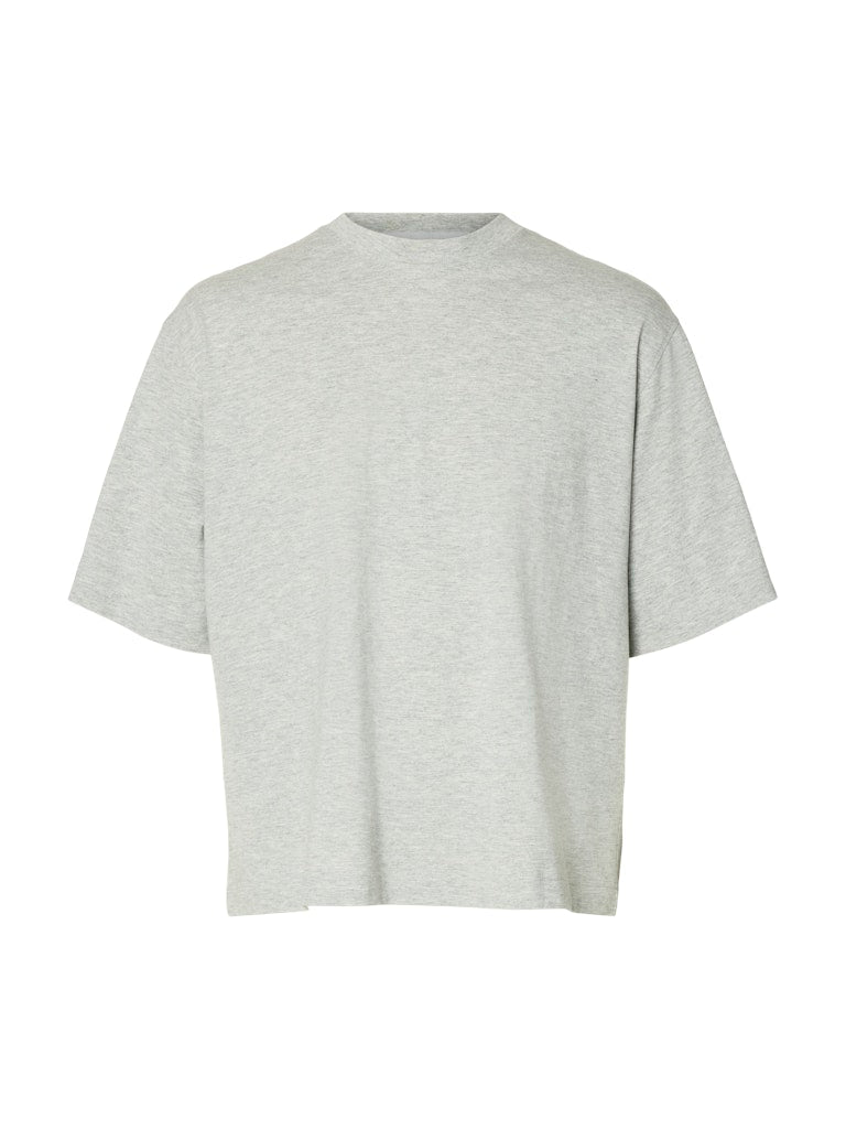 SLHBOXYLOGAN SS O-NECK LOGO TEE