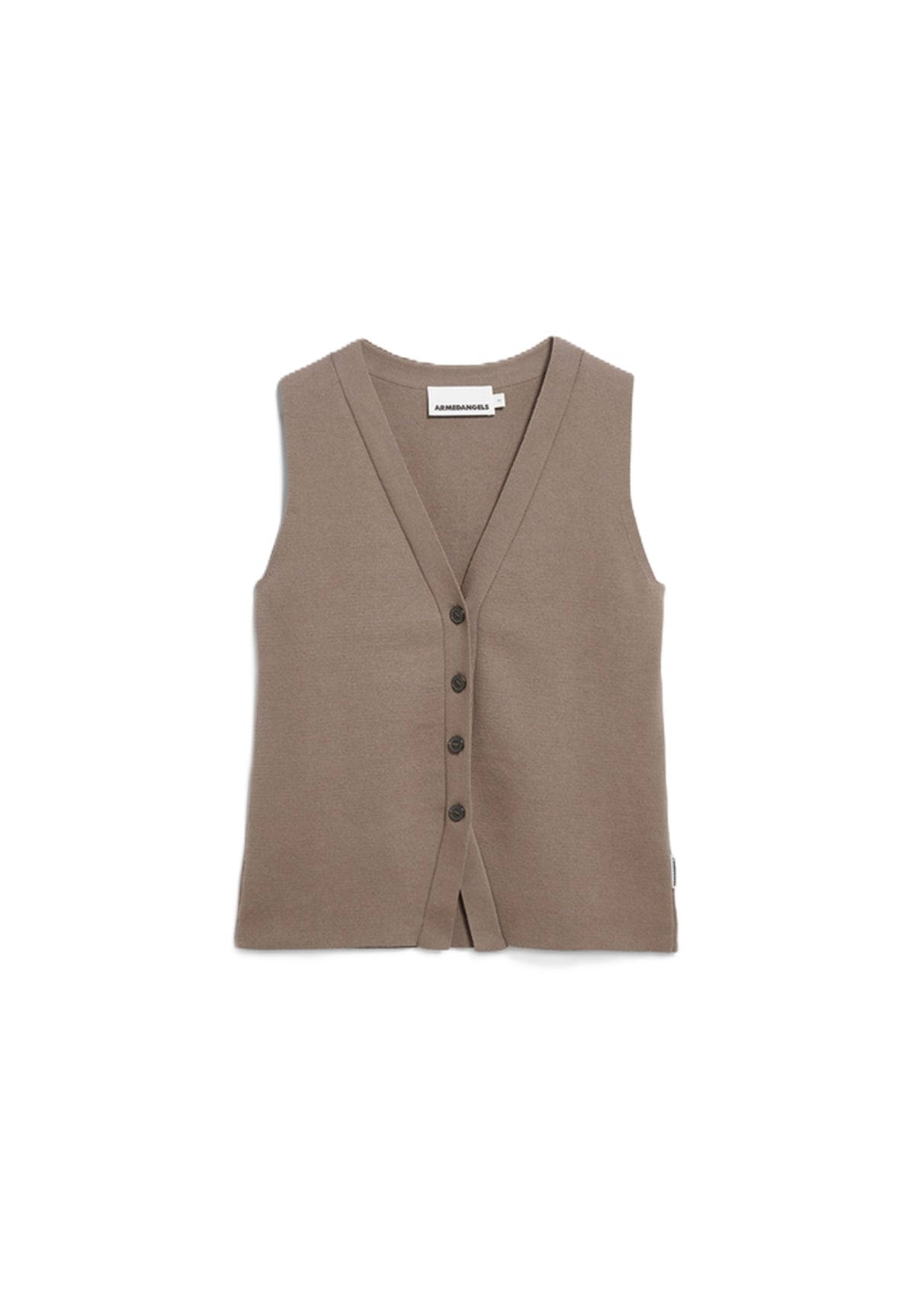 COMPACT BUTTONED KNIT VEST