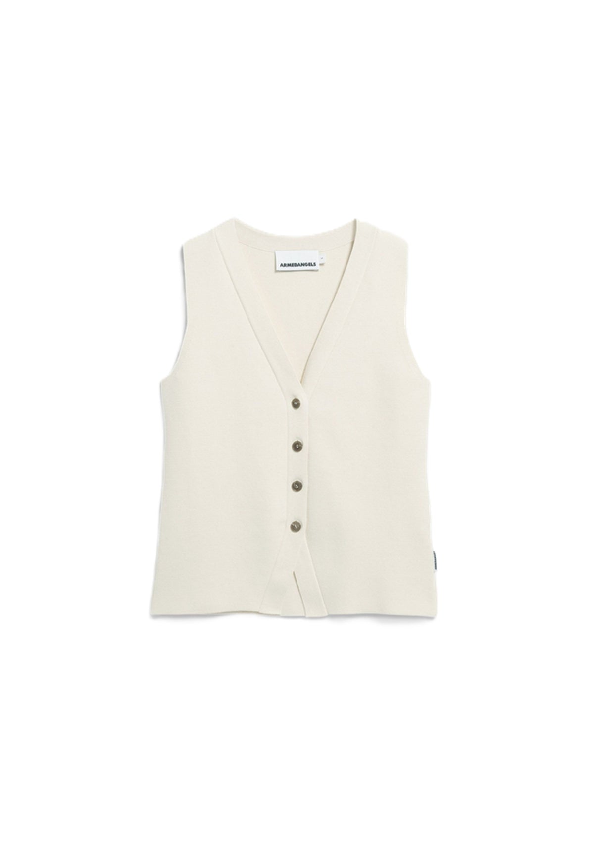 COMPACT BUTTONED KNIT VEST
