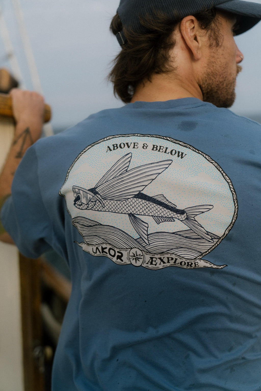 Above and Below Back T-shirt