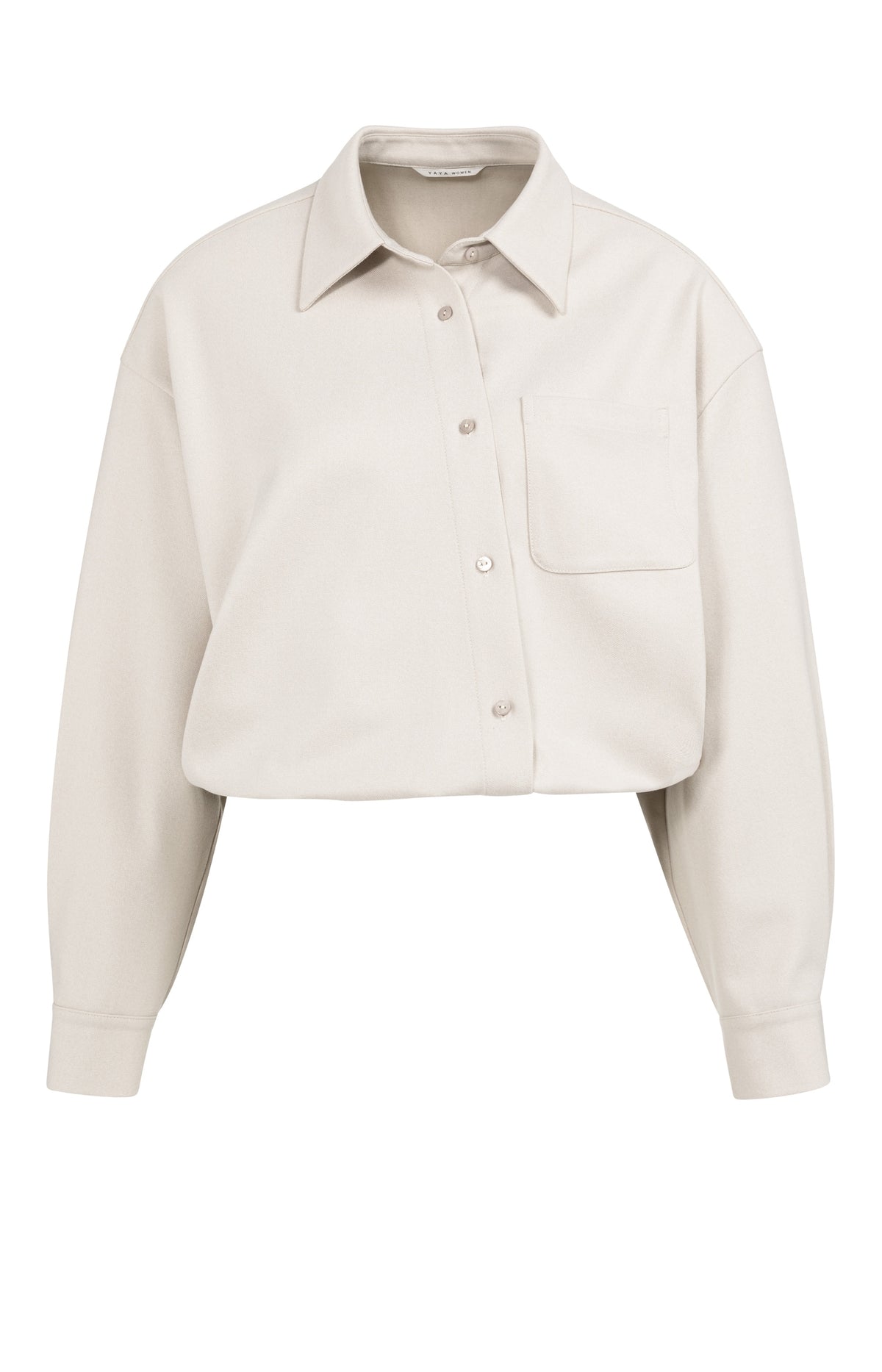 Bluse mit schr?ger Knopfleiste