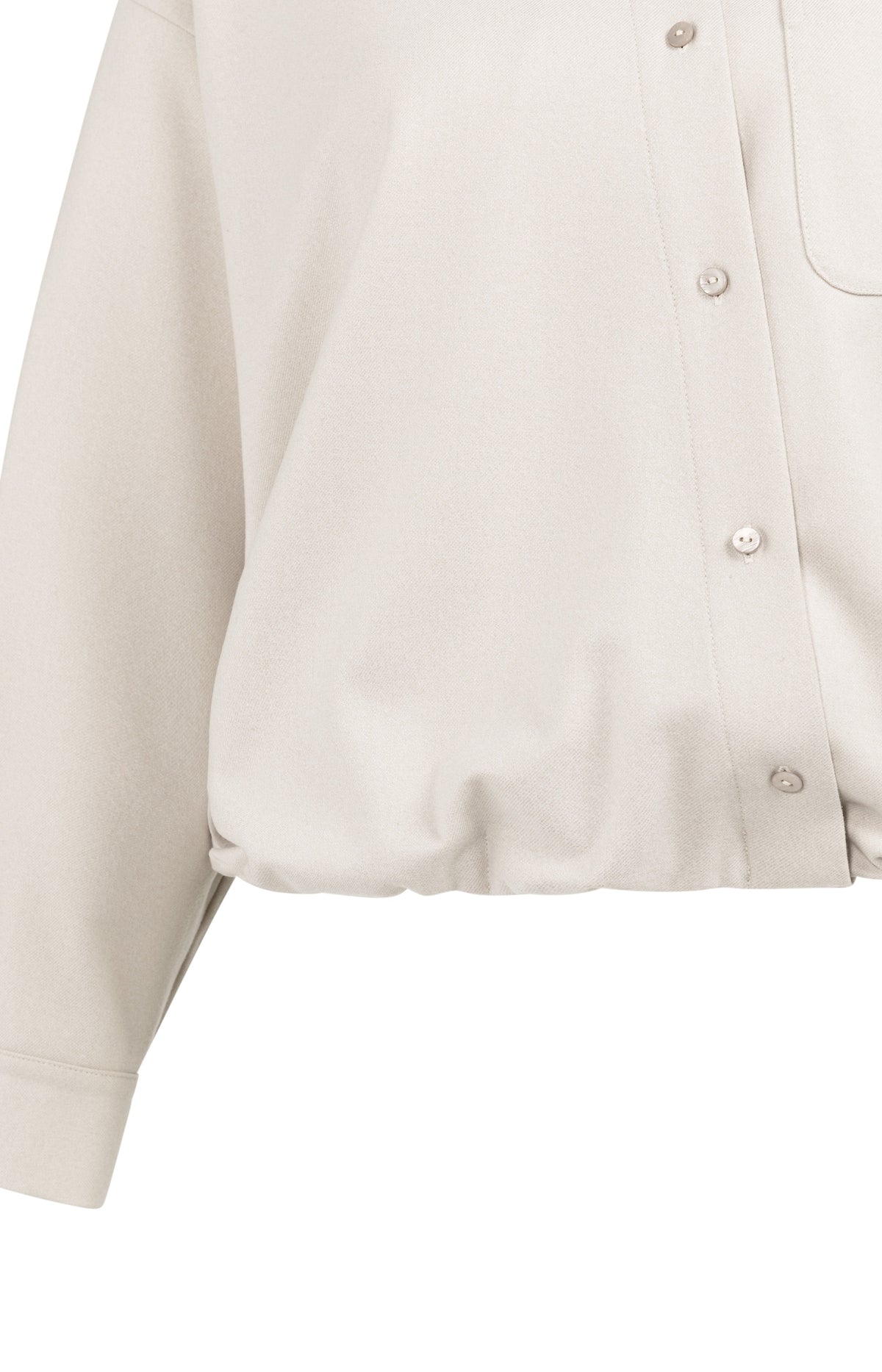 Bluse mit schr?ger Knopfleiste