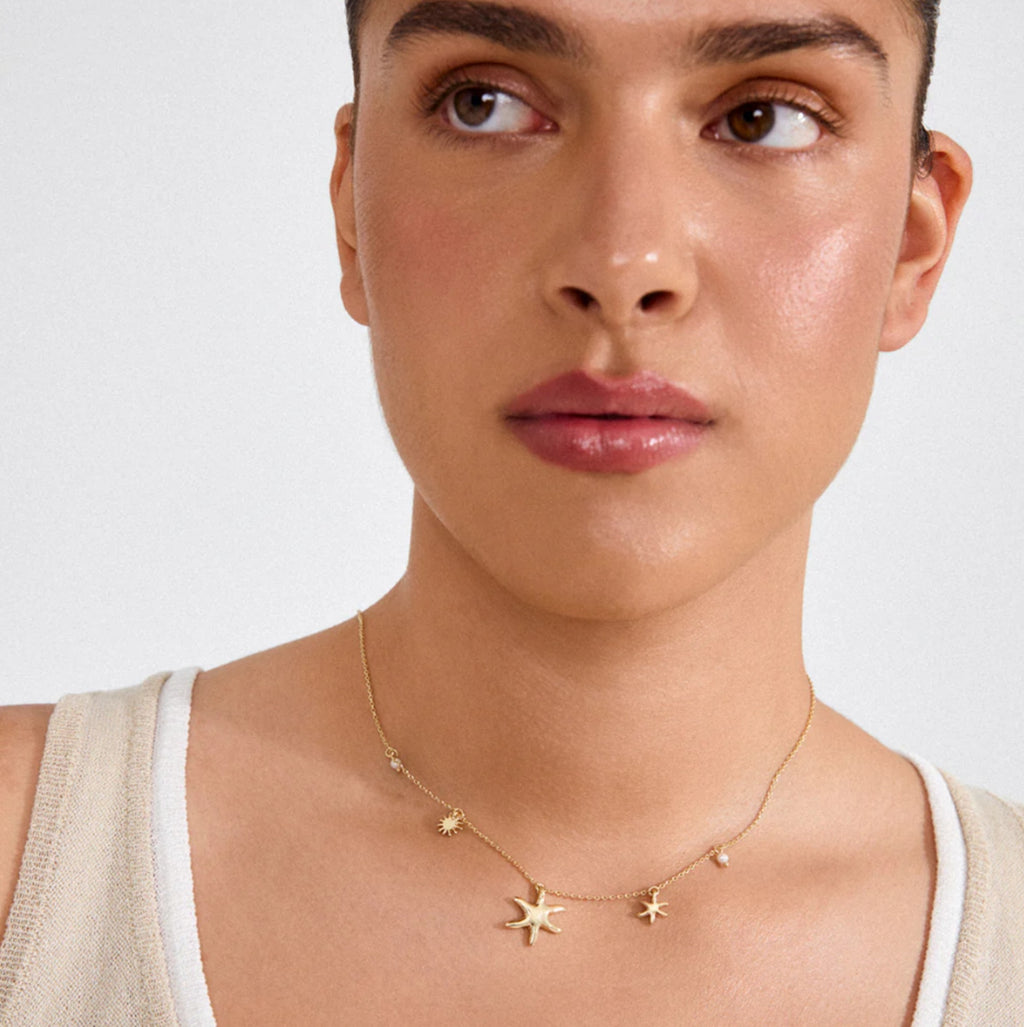 PRISM necklace gold-plated