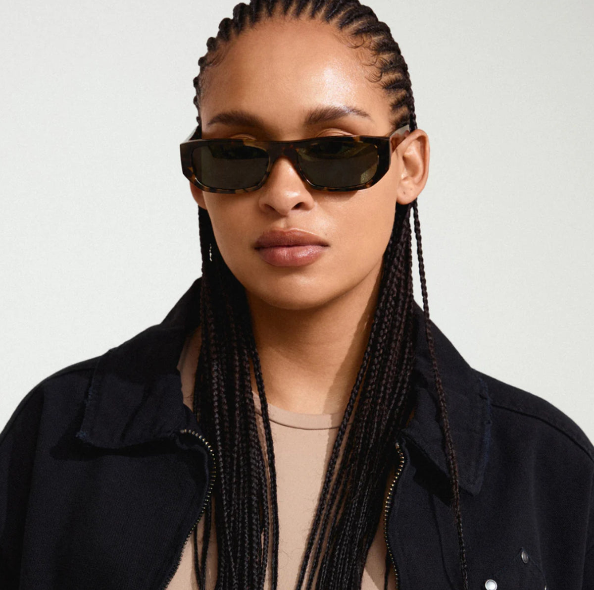 AINSLEY sunglasses tortoise brown