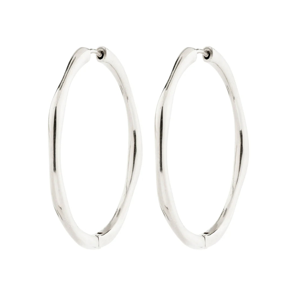 HAZE hoop earrings silver-plated