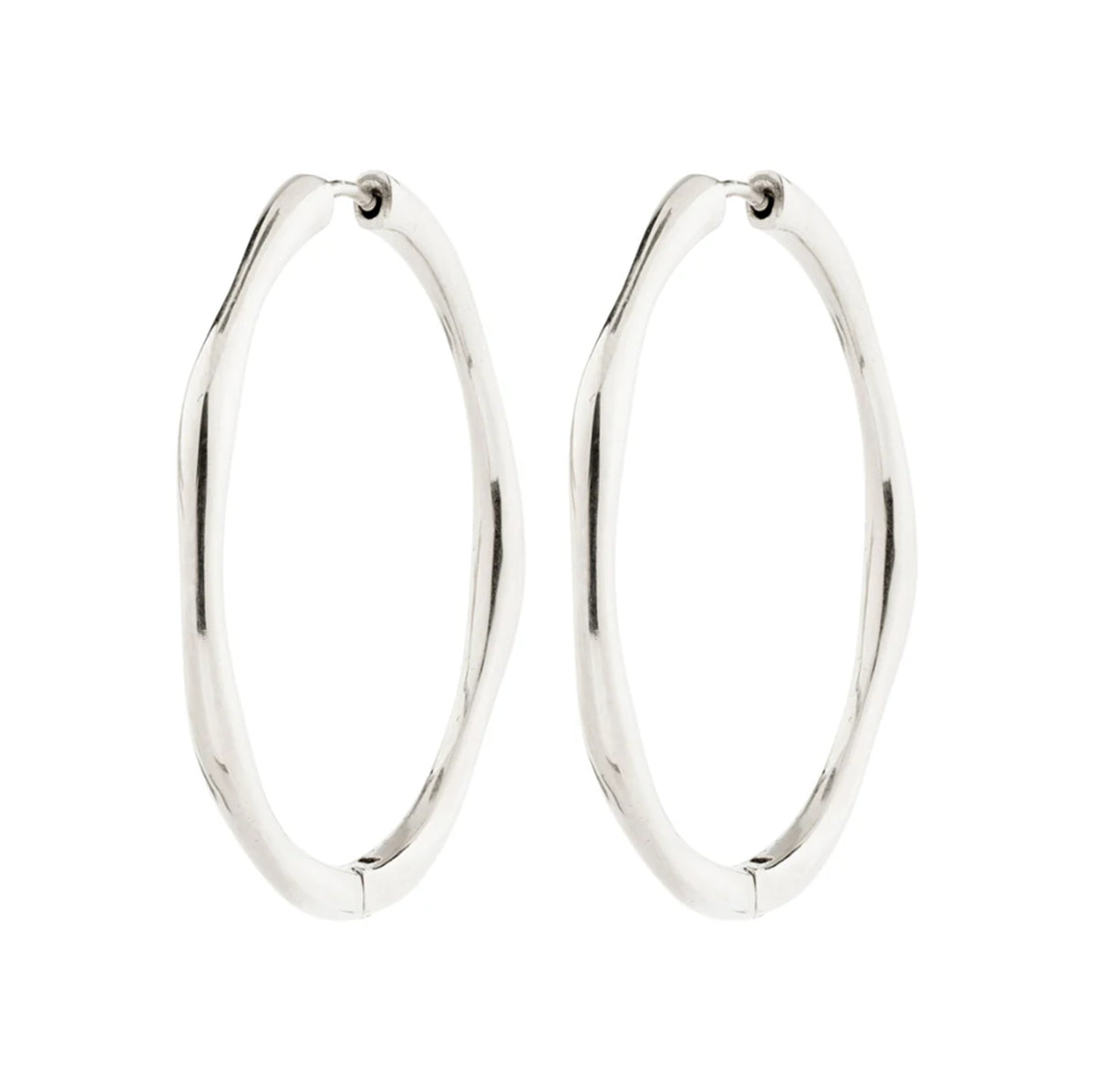 HAZE hoop earrings silver-plated