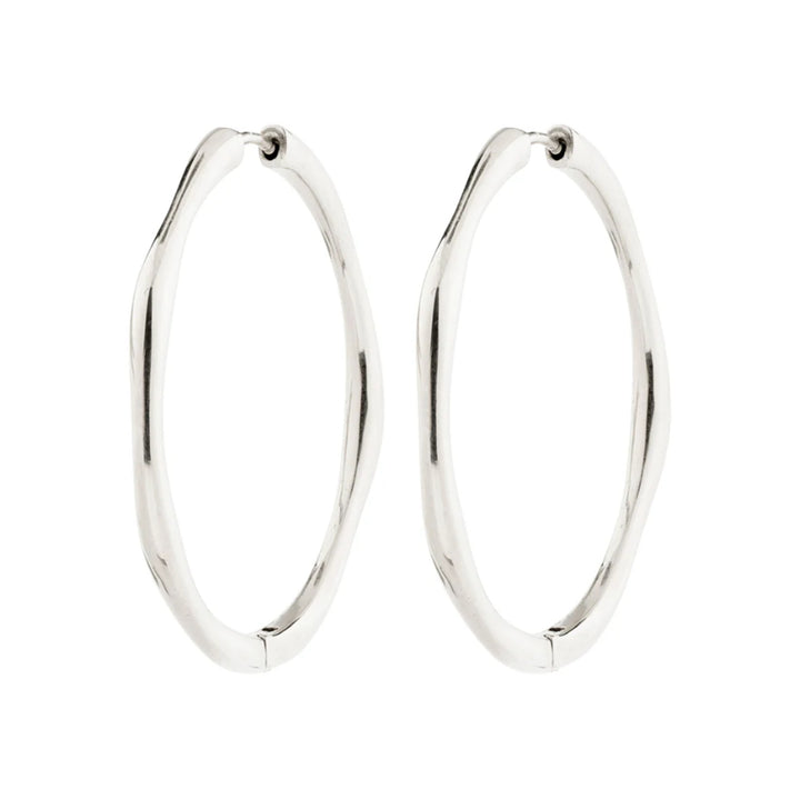 HAZE hoop earrings silver-plated