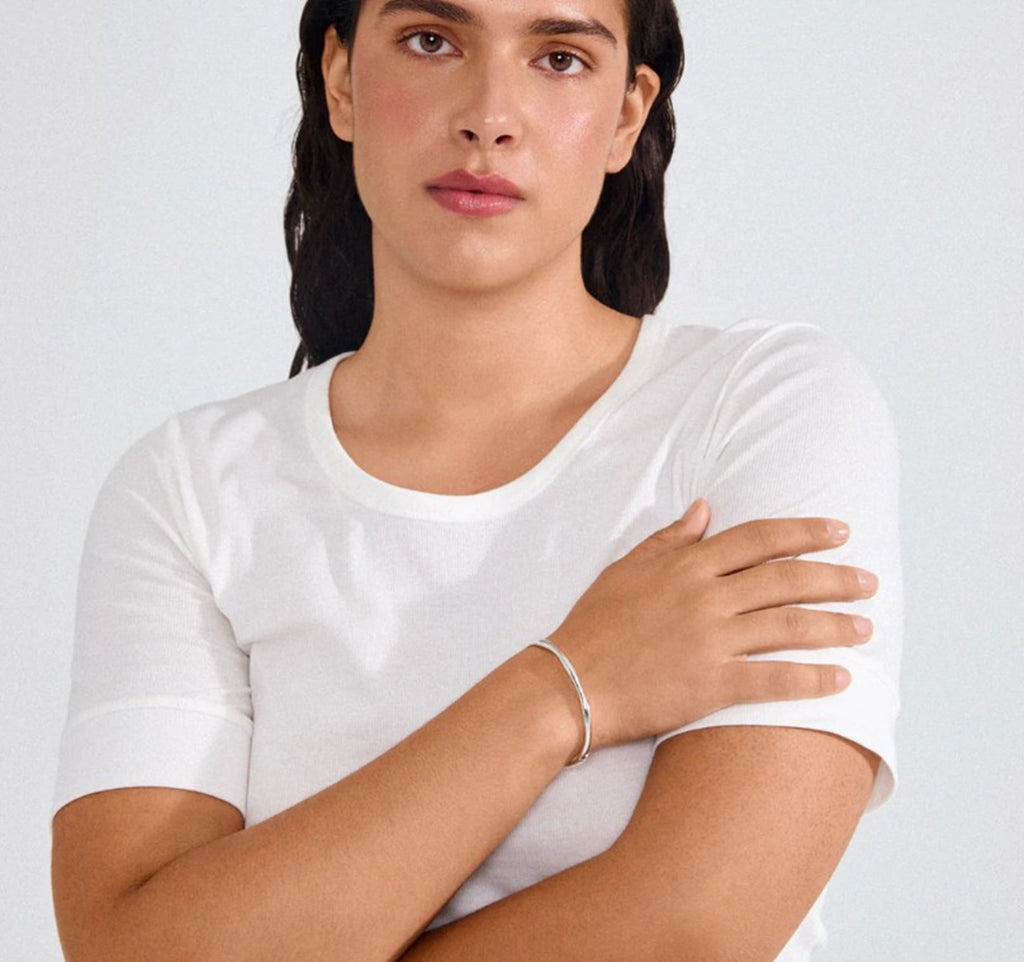 HAZE bangle silver-plated