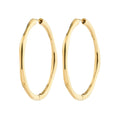 HAZE hoop earrings gold-plated