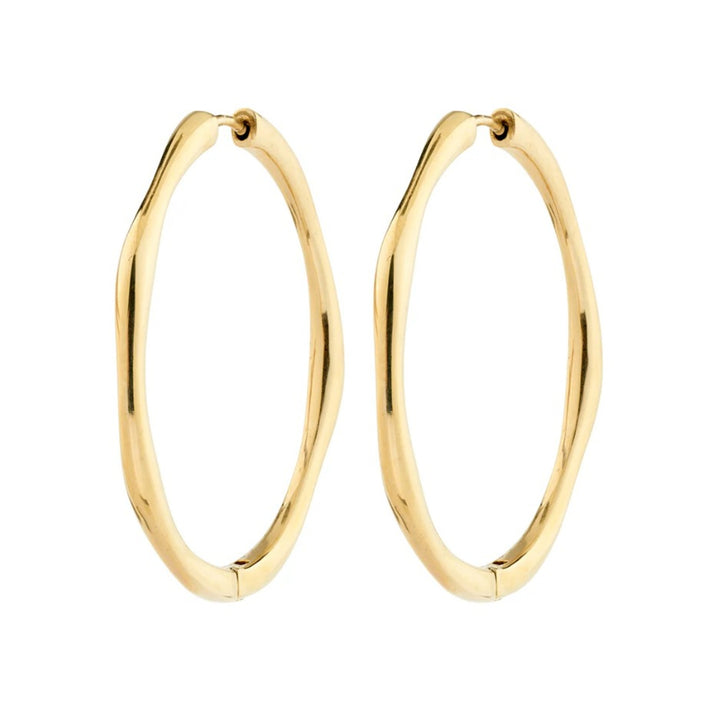 HAZE hoop earrings gold-plated
