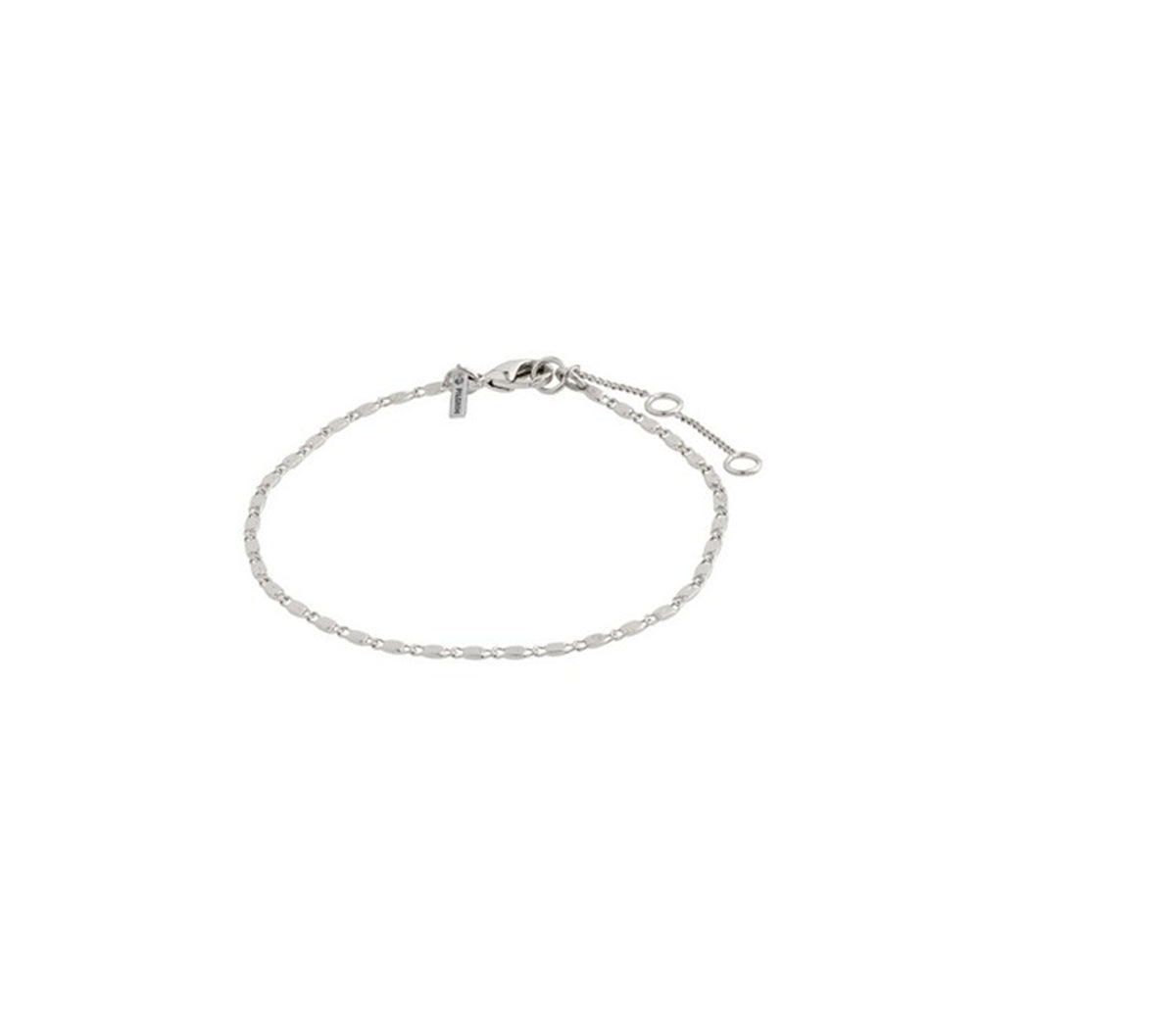 PARISA flat link chain bracelet sil