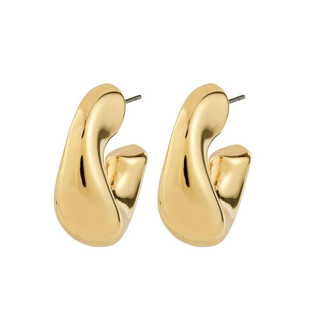 JENNINGS hoop earrings gold-plated