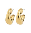 JENNINGS hoop earrings gold-plated