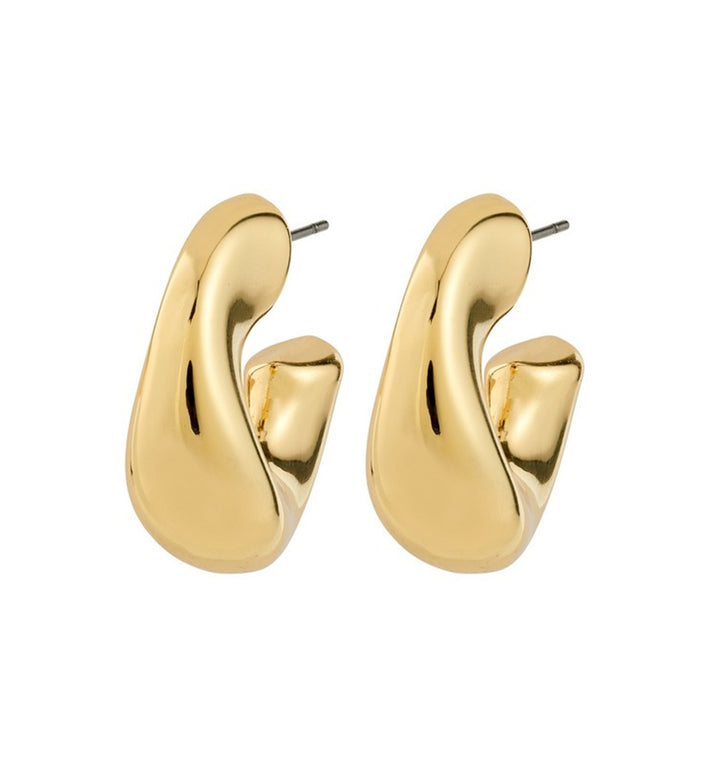 JENNINGS hoop earrings gold-plated