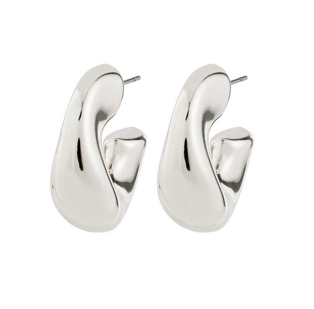 JENNINGS hoop earrings silver-plate