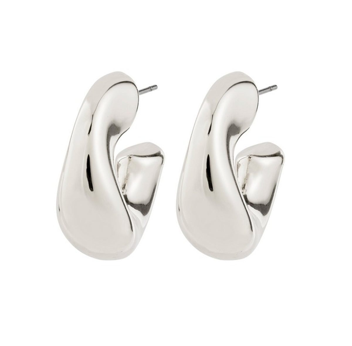 JENNINGS hoop earrings silver-plate
