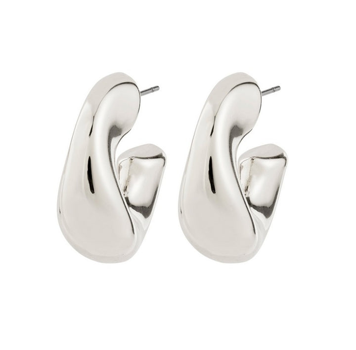 JENNINGS hoop earrings silver-plate