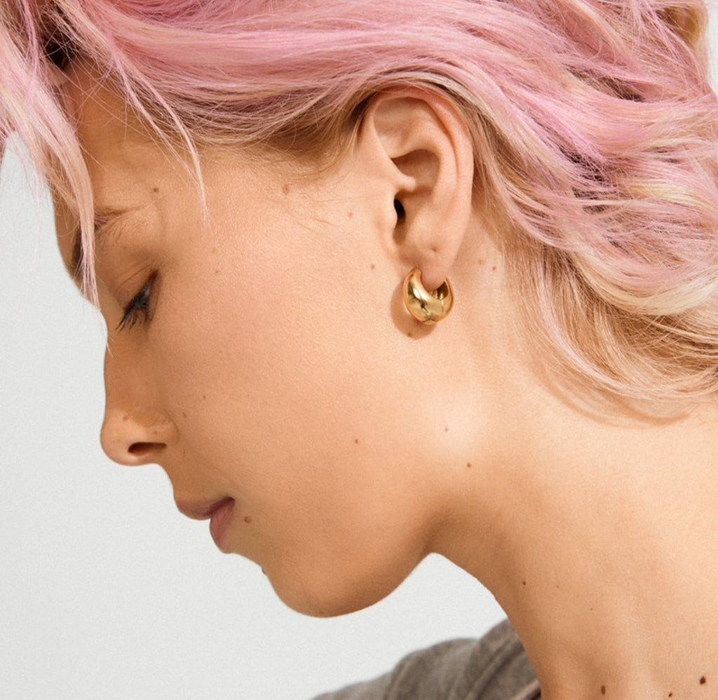 BRAXTYN earrings gold-plated