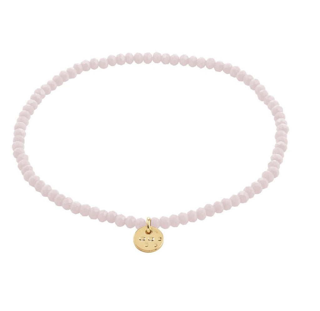 INDIE bracelet rose, gold-plated
