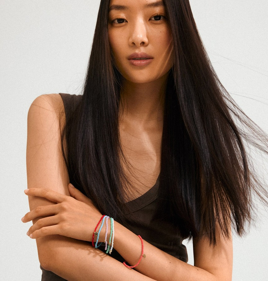 INDIE bracelet rose, gold-plated