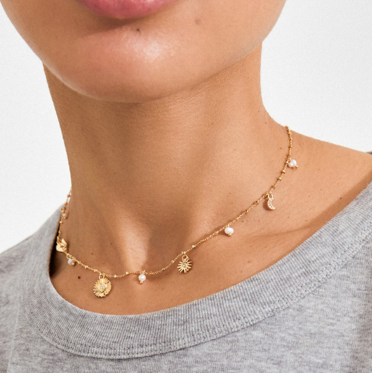 MYLAN necklace gold-plated