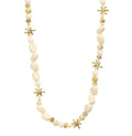 PRISM necklace white/gold-plated