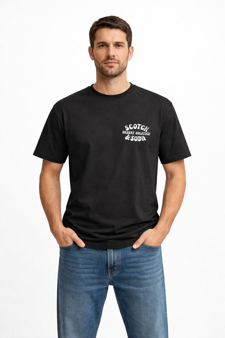 Left chest artwork regular-fit T-sh