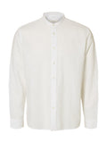SLMREGCLAY LINENBLEND LS SHIRT BAND