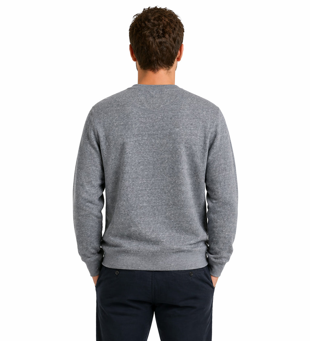 Melange Crew Neck Sweatshirt