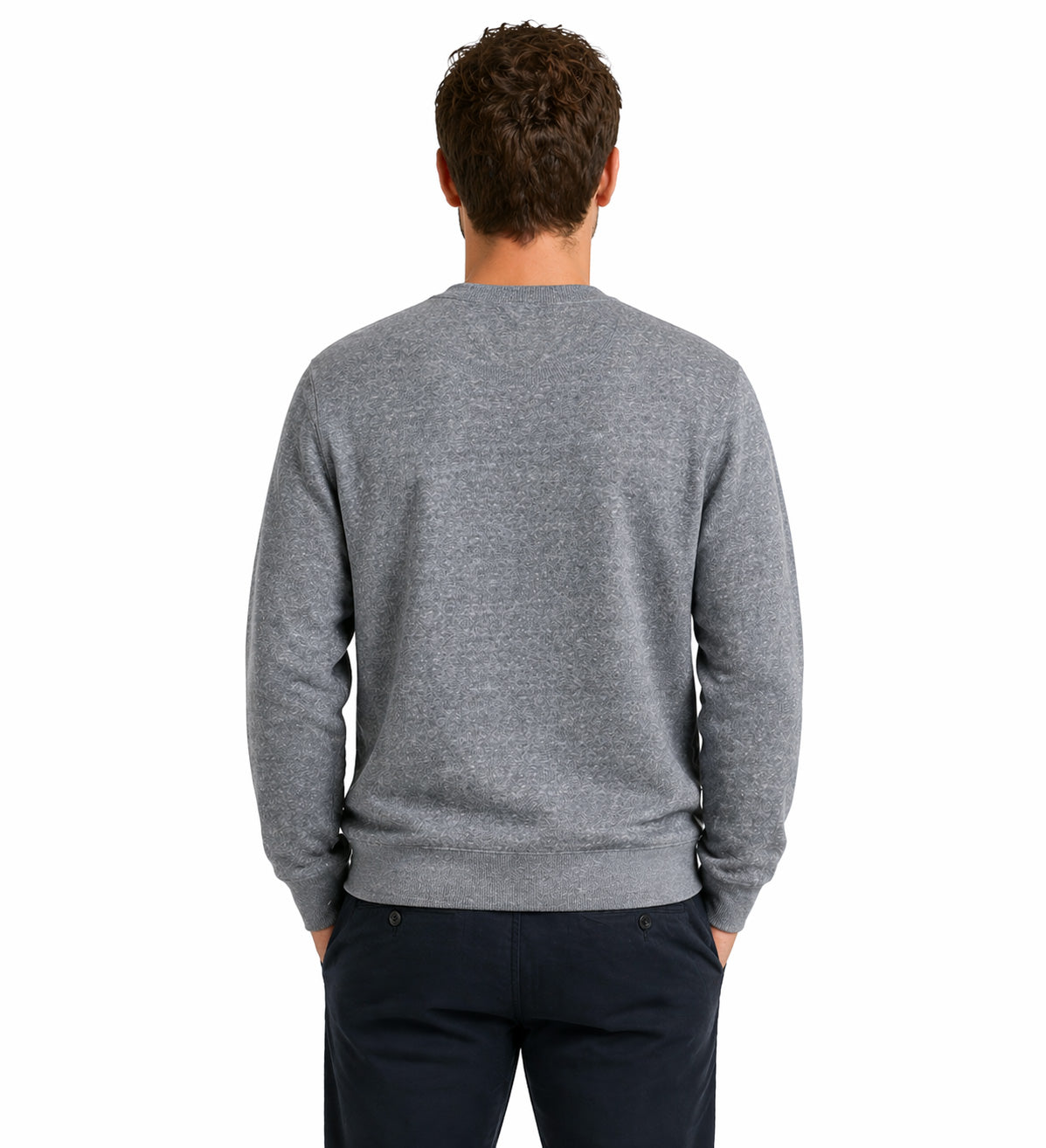 Melange Crew Neck Sweatshirt