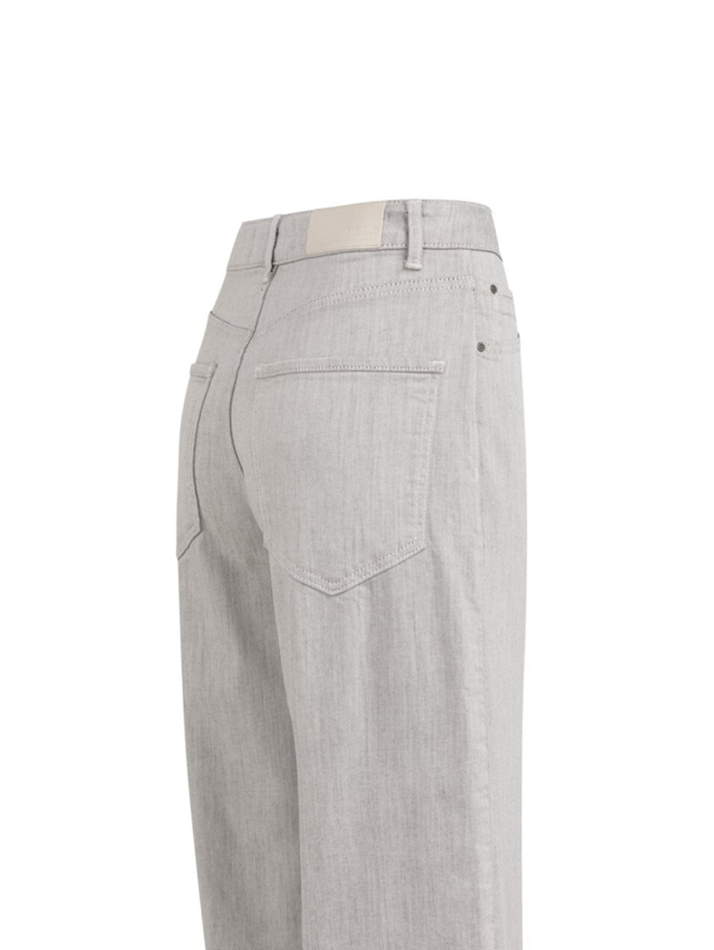 Graue Denimhose