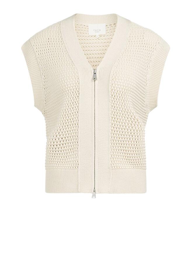 Grobmaschiger Cardigan