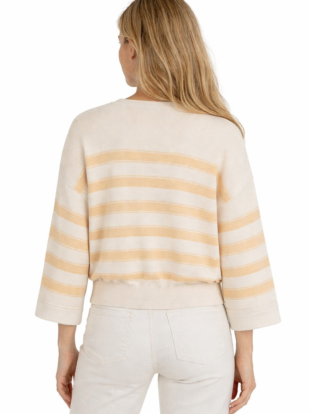 Strickpullover mit Streifen