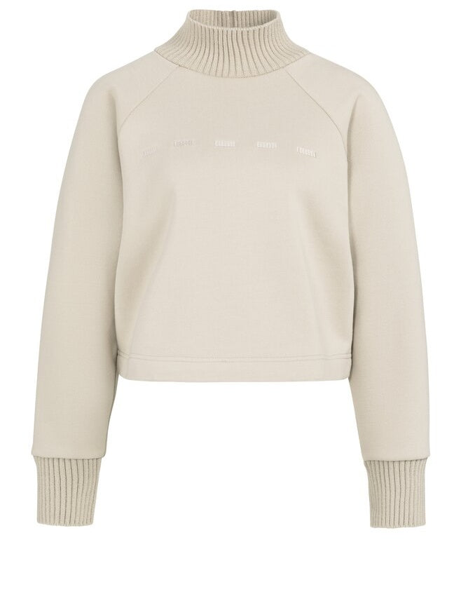 Pullover mit Strickkragen