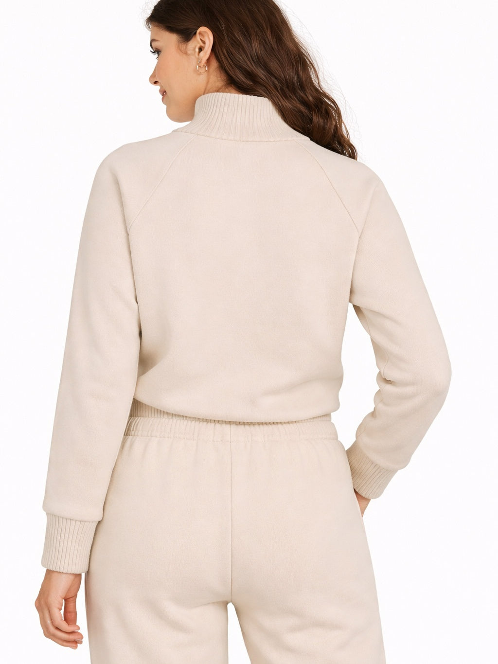 Pullover mit Strickkragen