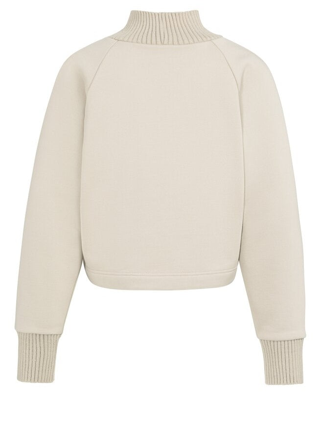 Pullover mit Strickkragen