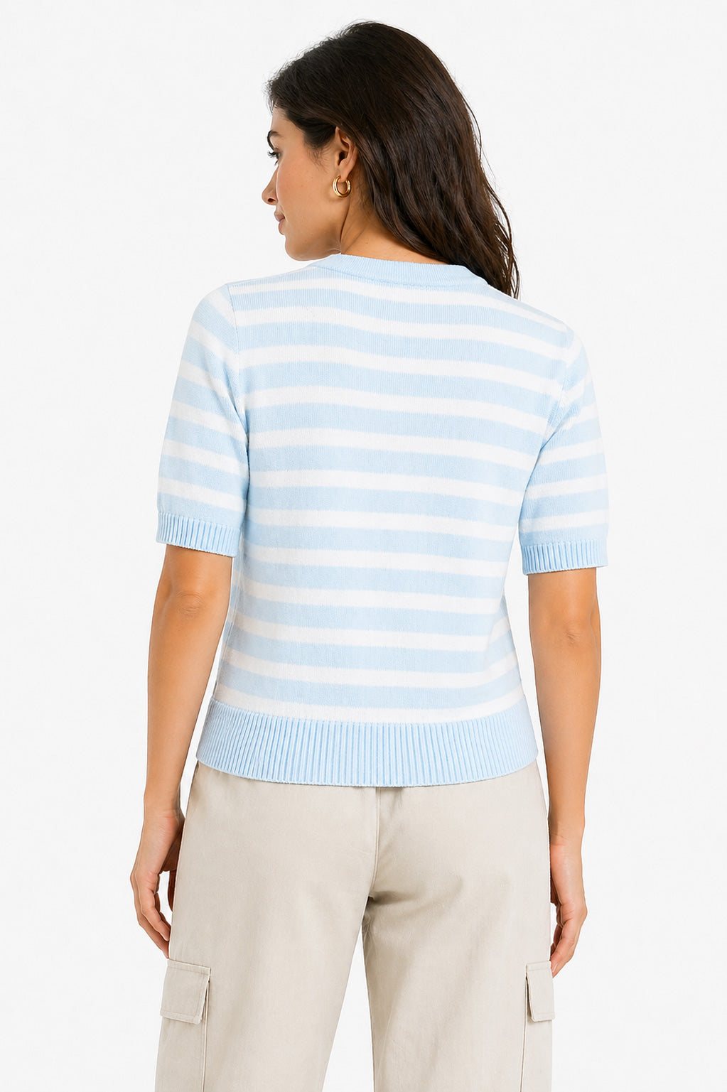 Pullover mit Streifenmuster
