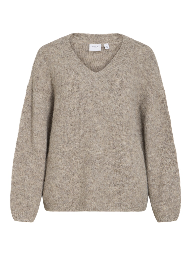 VIMARLEY L/S V-NECK KNIT PULLOVER