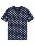 Micro-printed regular-fit T-shirt