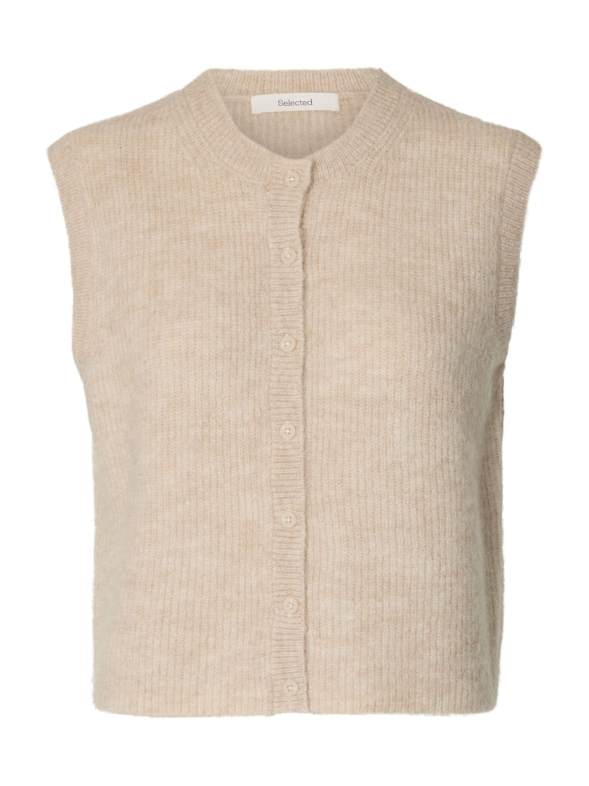 SLWLULU SL BUTTON O-NECK VEST NOOS