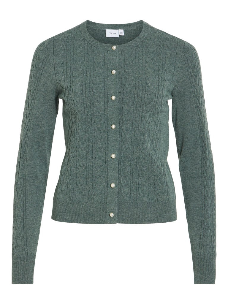 VIKERRY CABLE L/S KNIT CARDIGAN-NOO
