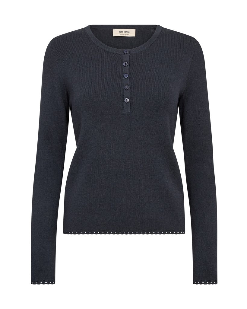 MMAliz Caliz Plain LS Knit