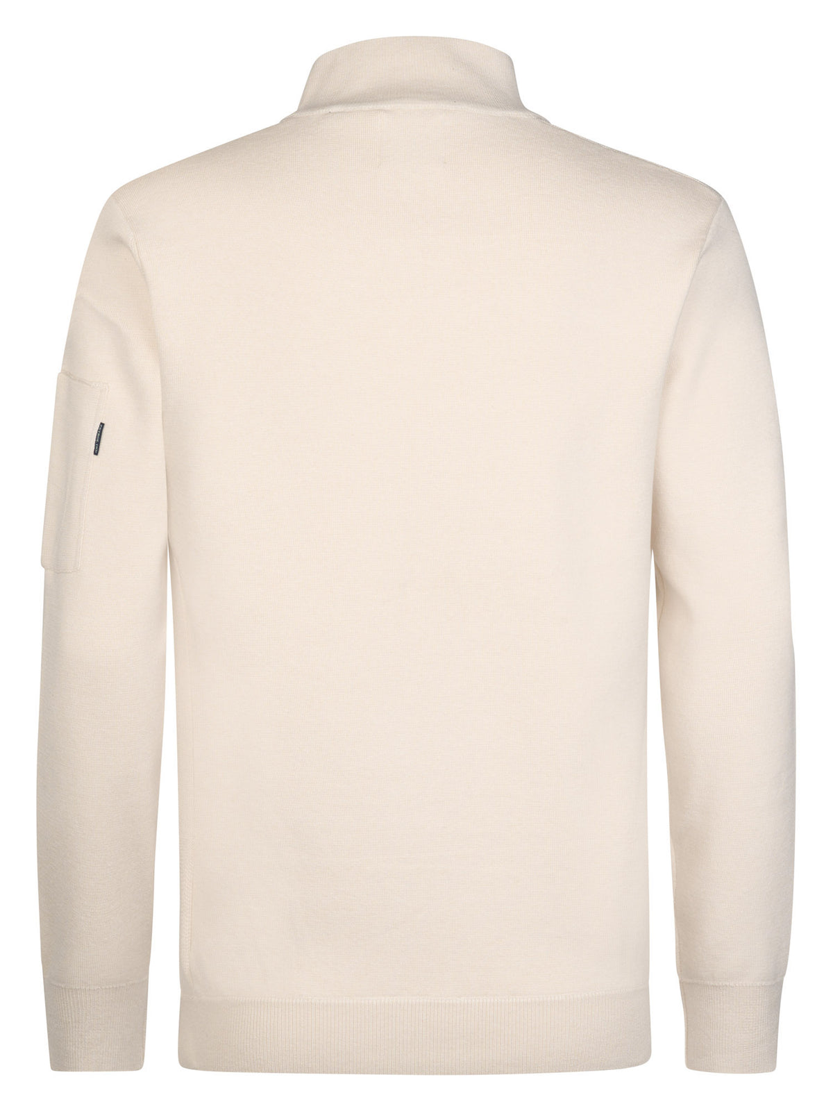 Herren Troyer mit Stehkragen – Feinstrickpullover mit Half-Zip