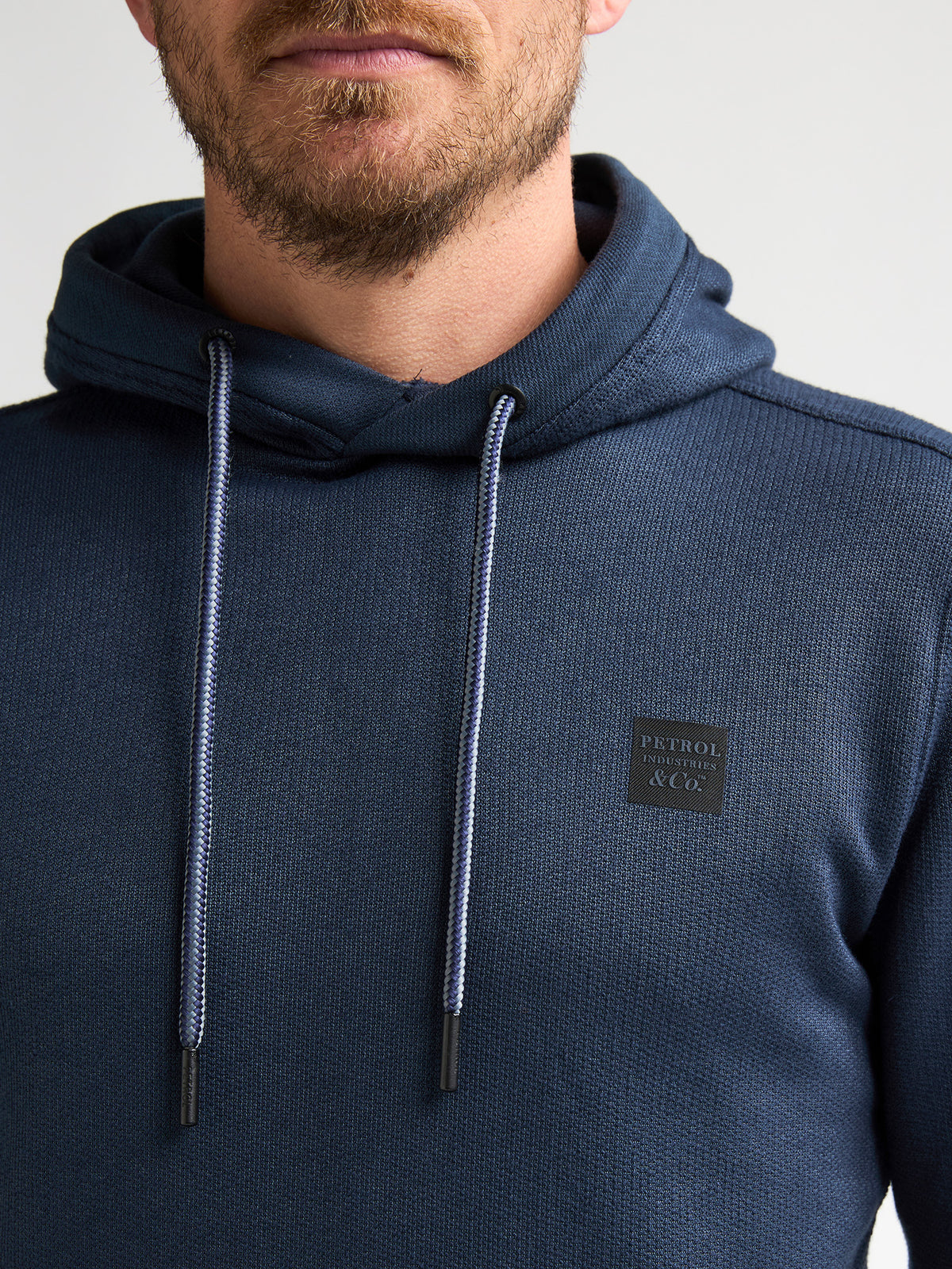 Petrol - Men Sweater Hooded - M-3060-SWH308