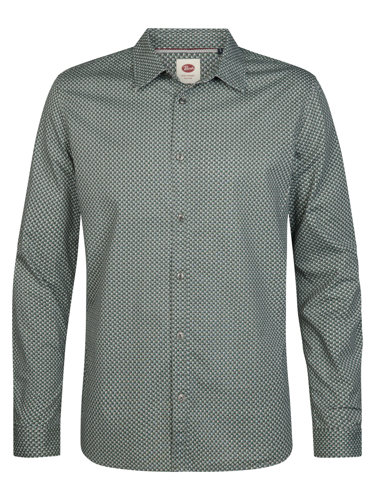 Petrol - Men Shirt Long Sleeve AOP - M-3060-SIL401