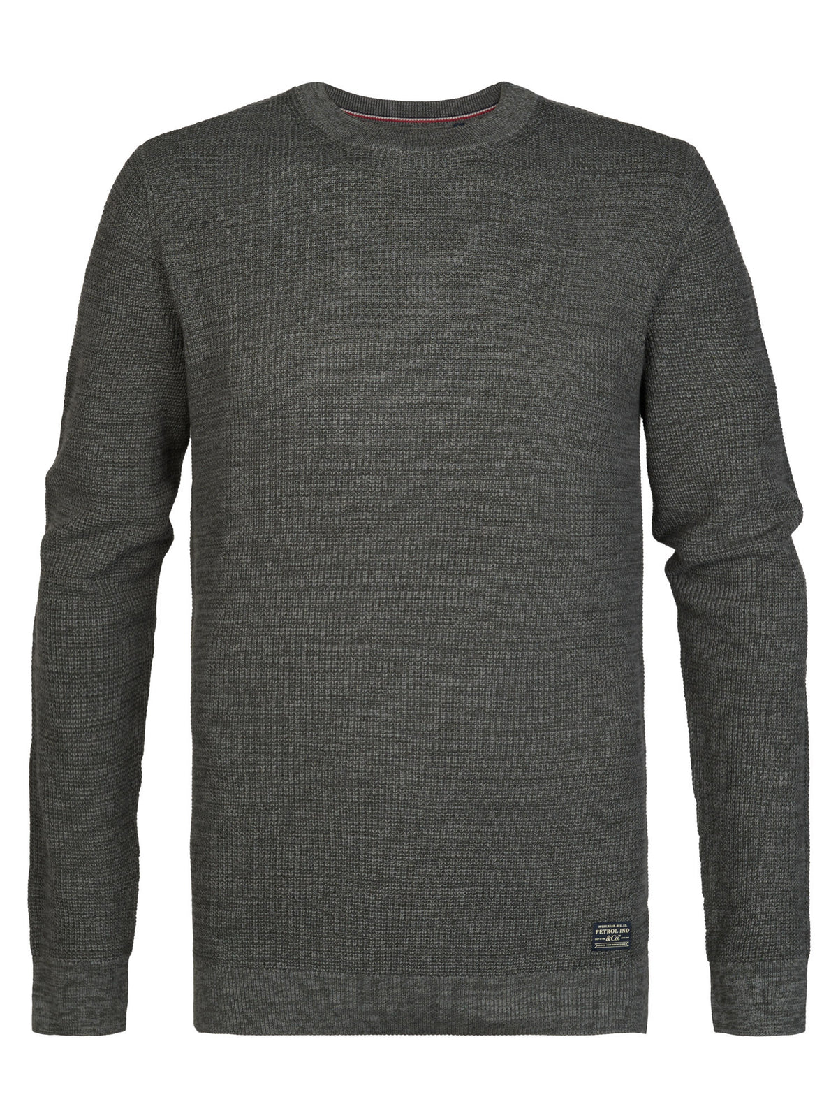 Komfortabler Baumwollpullover mit feiner Strickstruktur